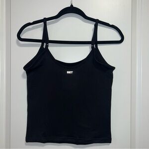 SET Active FormCloud Tank Top Black Adjustable Strap Medium